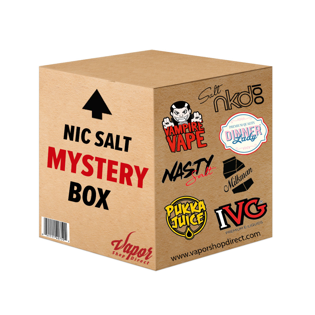 Nic Salt MYSTERY BOX (Contains 20 Nic Salts)