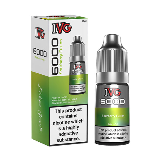 IVG 6000 Sourberry Fusion 10ml Nic Salt