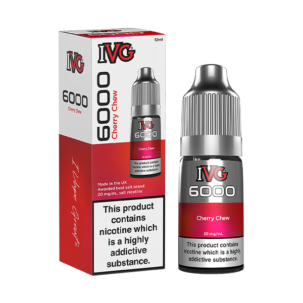 IVG 6000 Cherry Chew 10ml Nic Salt