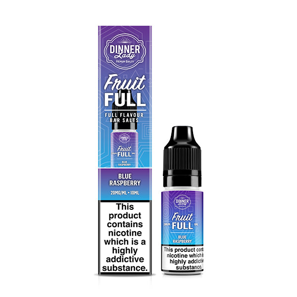 Dinner Lady Fruit Full Blue Raspberry 10ml Nic Salt