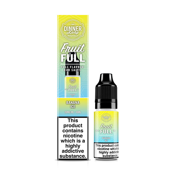 Dinner Lady Fruit Full Banana Ice 10ml Nic Salt