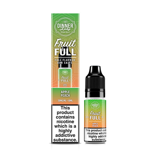 Dinner Lady Fruit Full Apple Peach 10ml Nic Salt