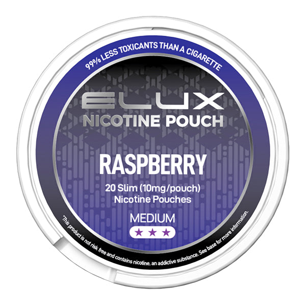 Raspberry Elux Nicotine Pouches