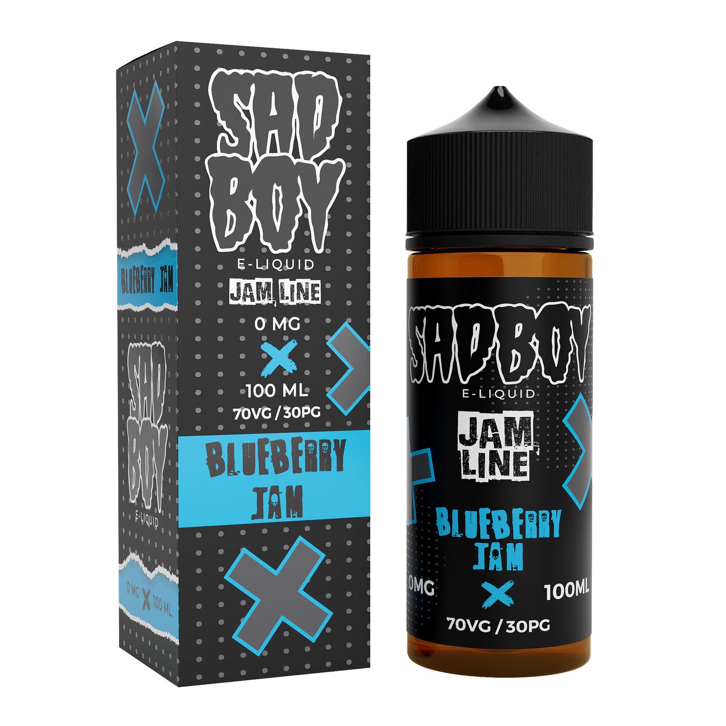 Sadboy Cookie Line Blueberry Jam Cookie 100ml Shortfill