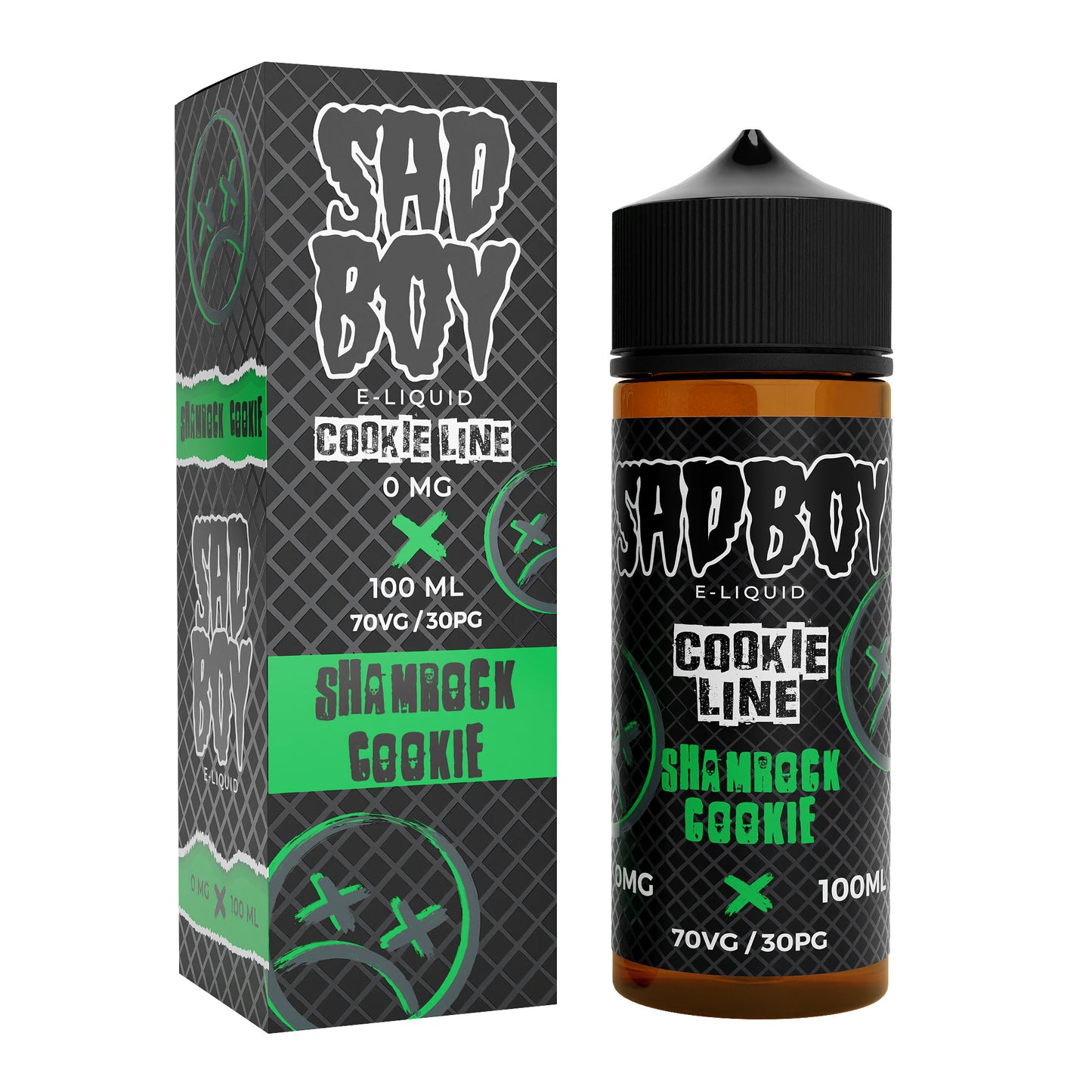 Sadboy Cookie Line Shamrock Cookie 100ml Shortfill