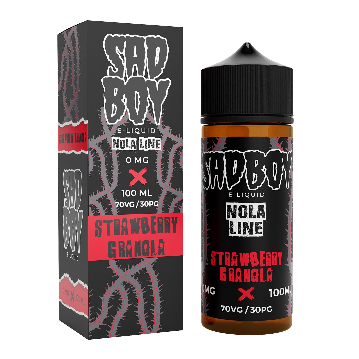 Sadboy Nola Bar Strawnola 100ml Shortfill