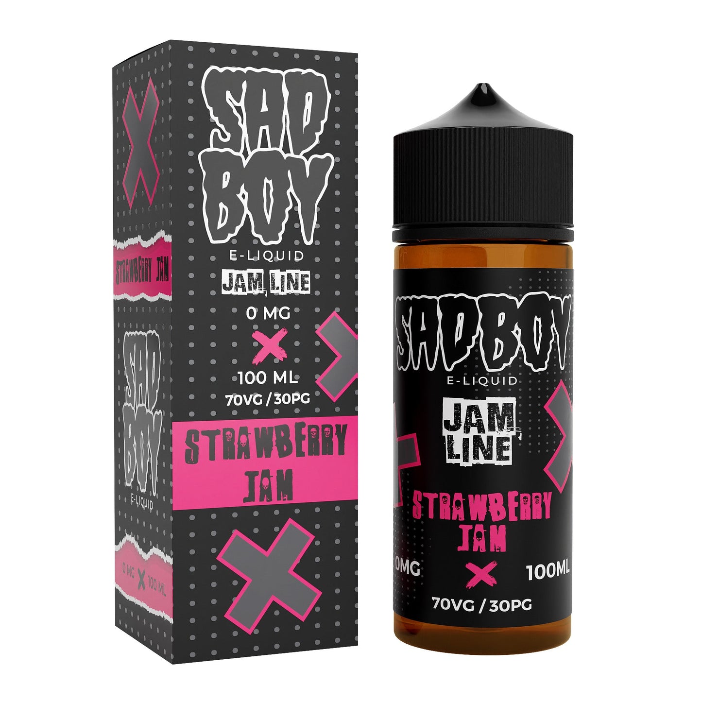 Sadboy Strawberry Jam Cookie 100ml Shortfill