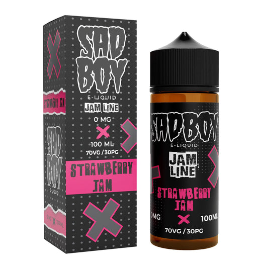 Sadboy Jam Line Strawberry Jam Cookie 100ml Shortfill