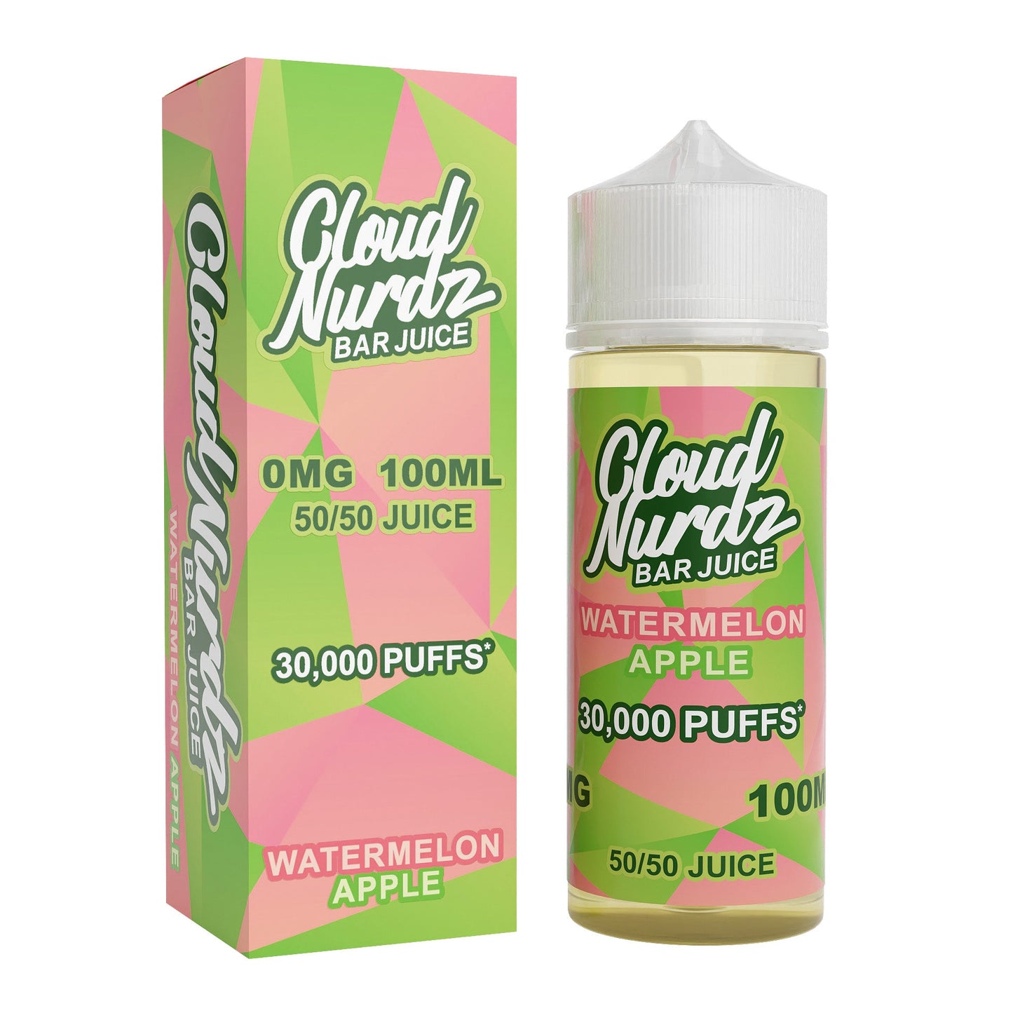 Cloud Nurdz Watermelon Apple 100ml Shortfill