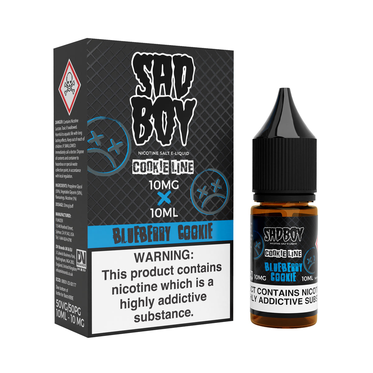 Blueberry Cookie Nic Salt by Sadboy - Nic Salts UK