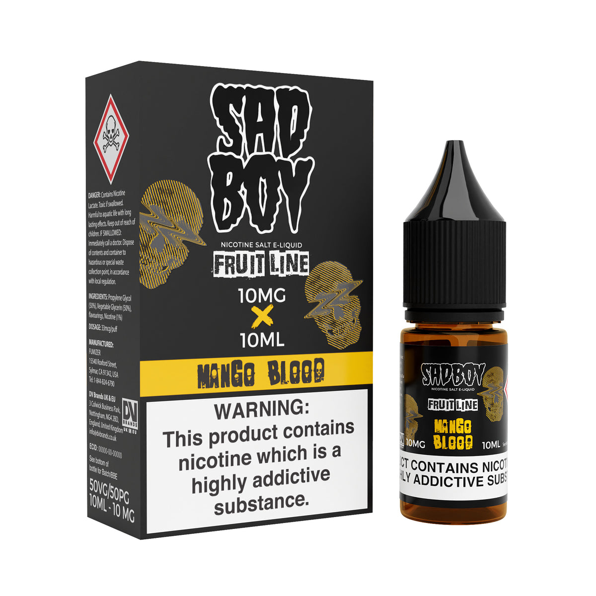 Mango Blood Nic Salt by Sadboy - Nic Salts UK