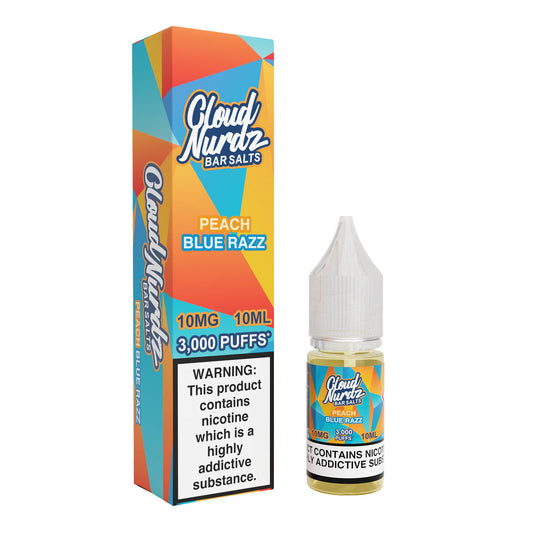 Peach Blue Razz Nic Salt by Cloud Nurdz - Nic Salts UK