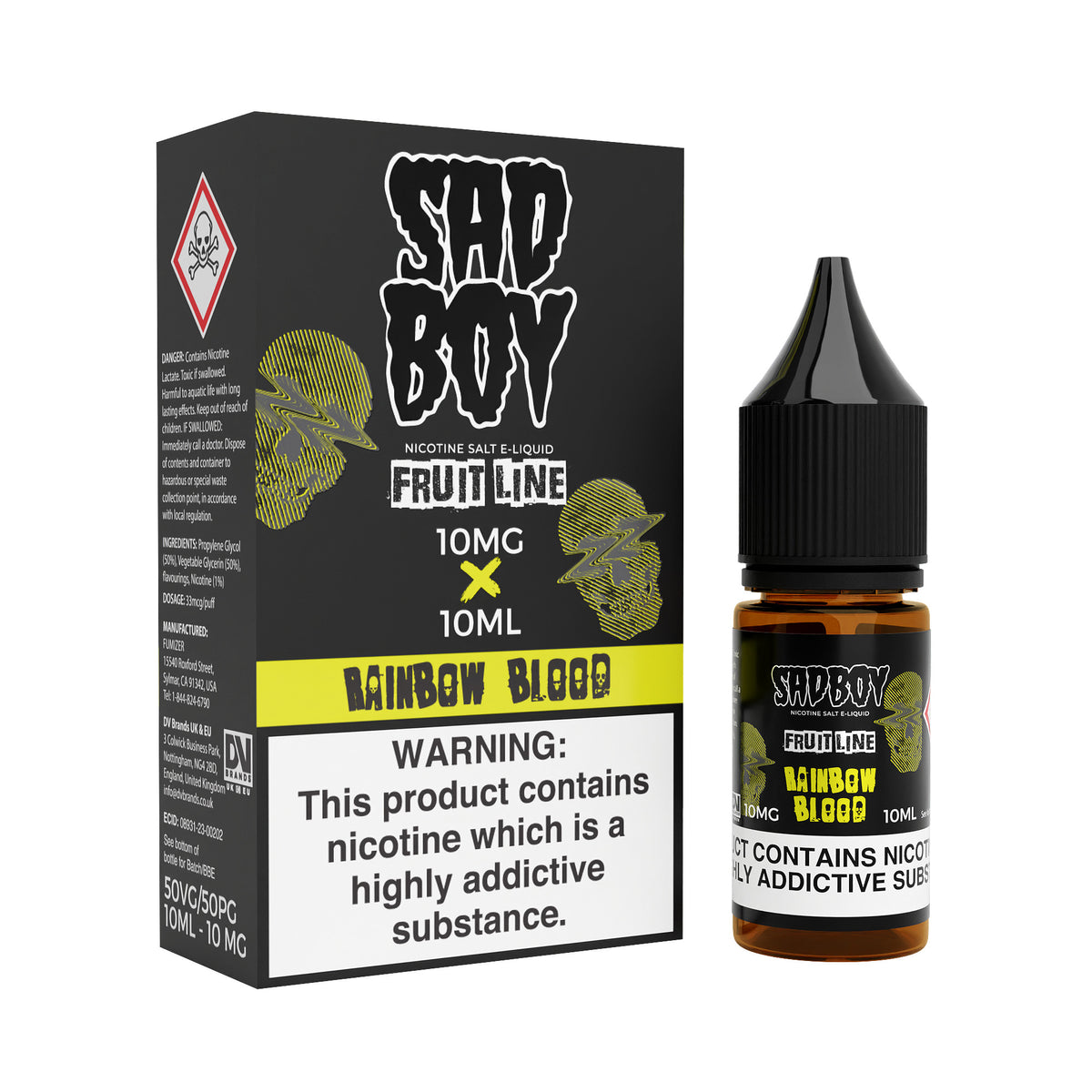 Rainbow Blood Nic Salt by Sadboy - Nic Salts UK