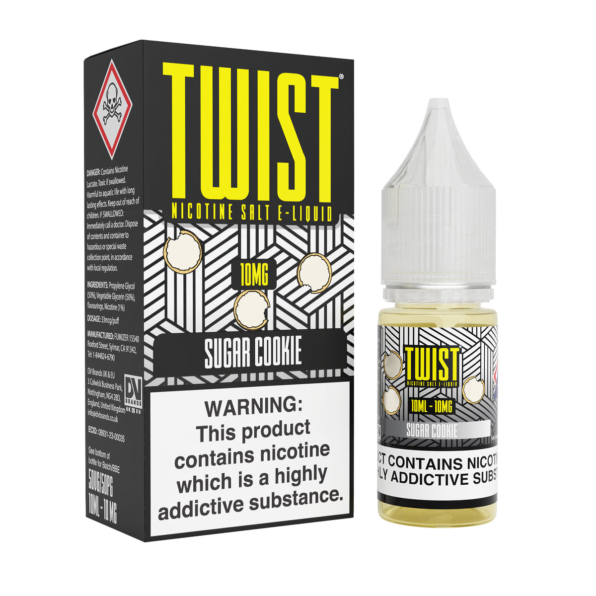 Sugar Cookie Nic Salt by Twist E-Liquid - Nic Salts UK