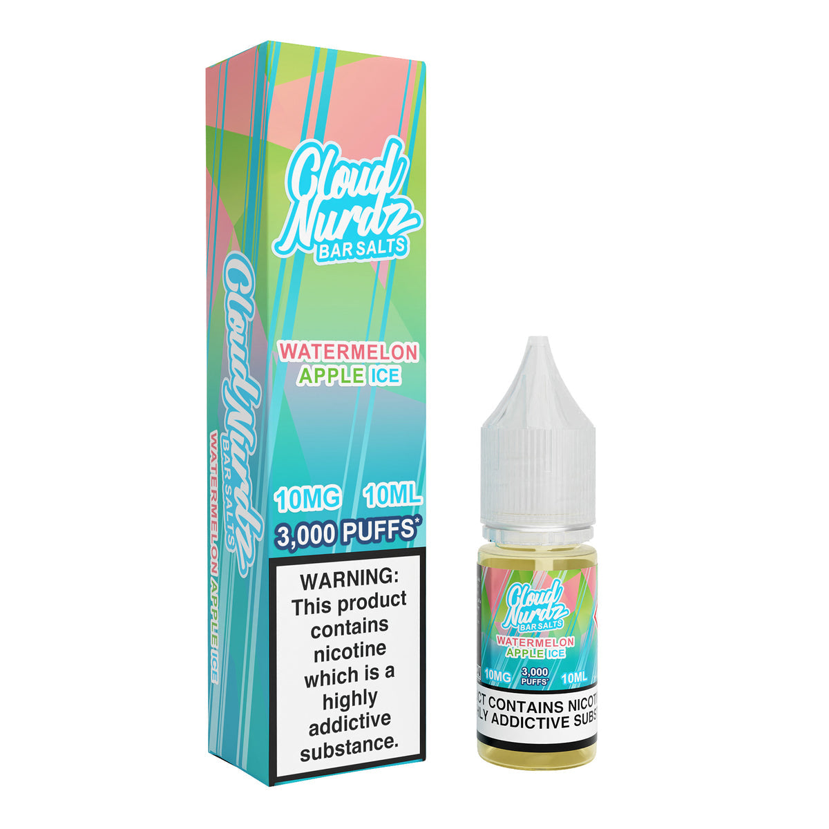 Watermelon Apple Ice Nic Salt by Cloud Nurdz - Nic Salts UK