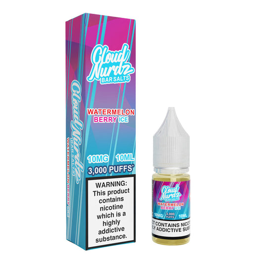 Watermelon Berry Ice Nic Salt by Cloud Nurdz - Nic Salts UK