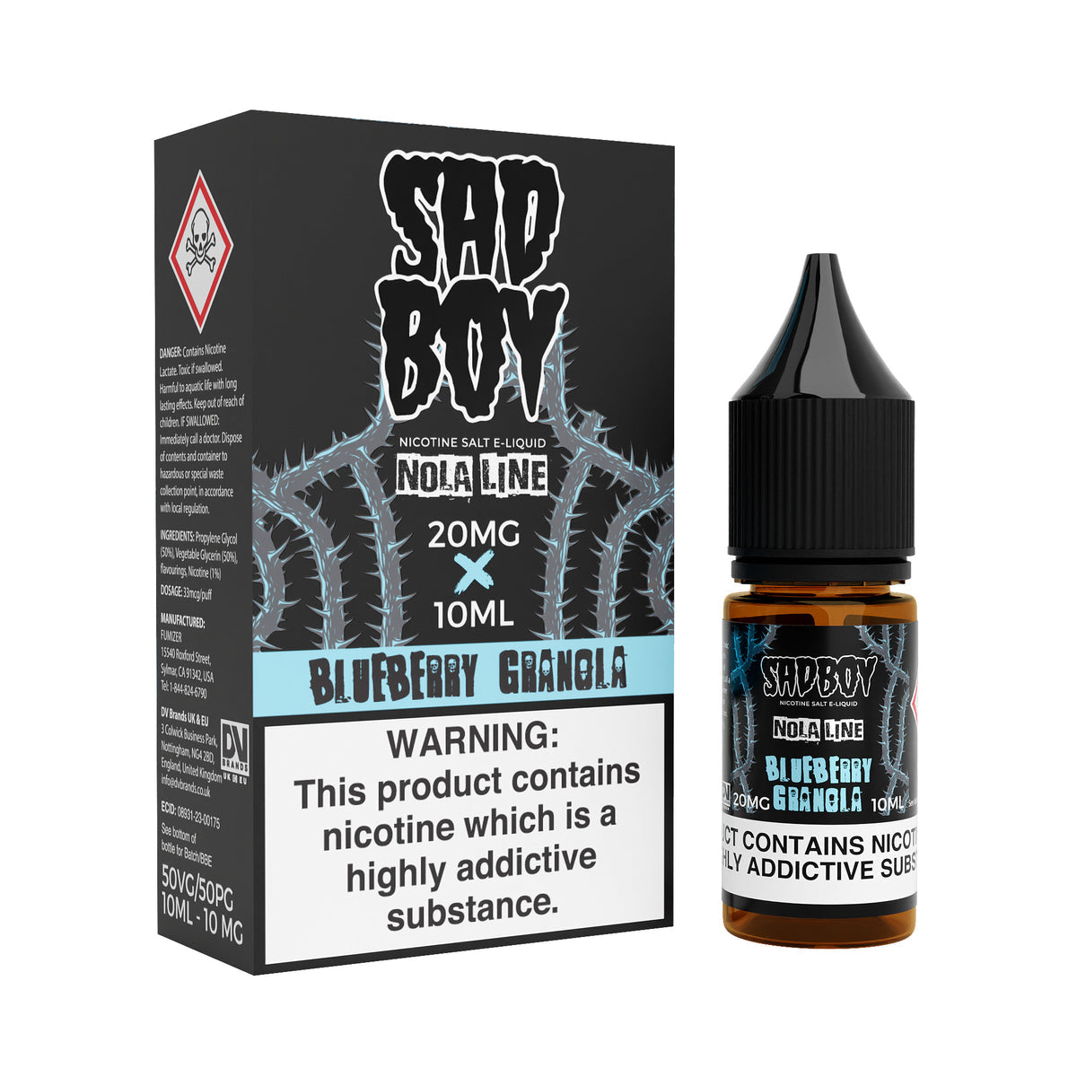 Sadboy Blueberry Granola 10ml Nic Salt