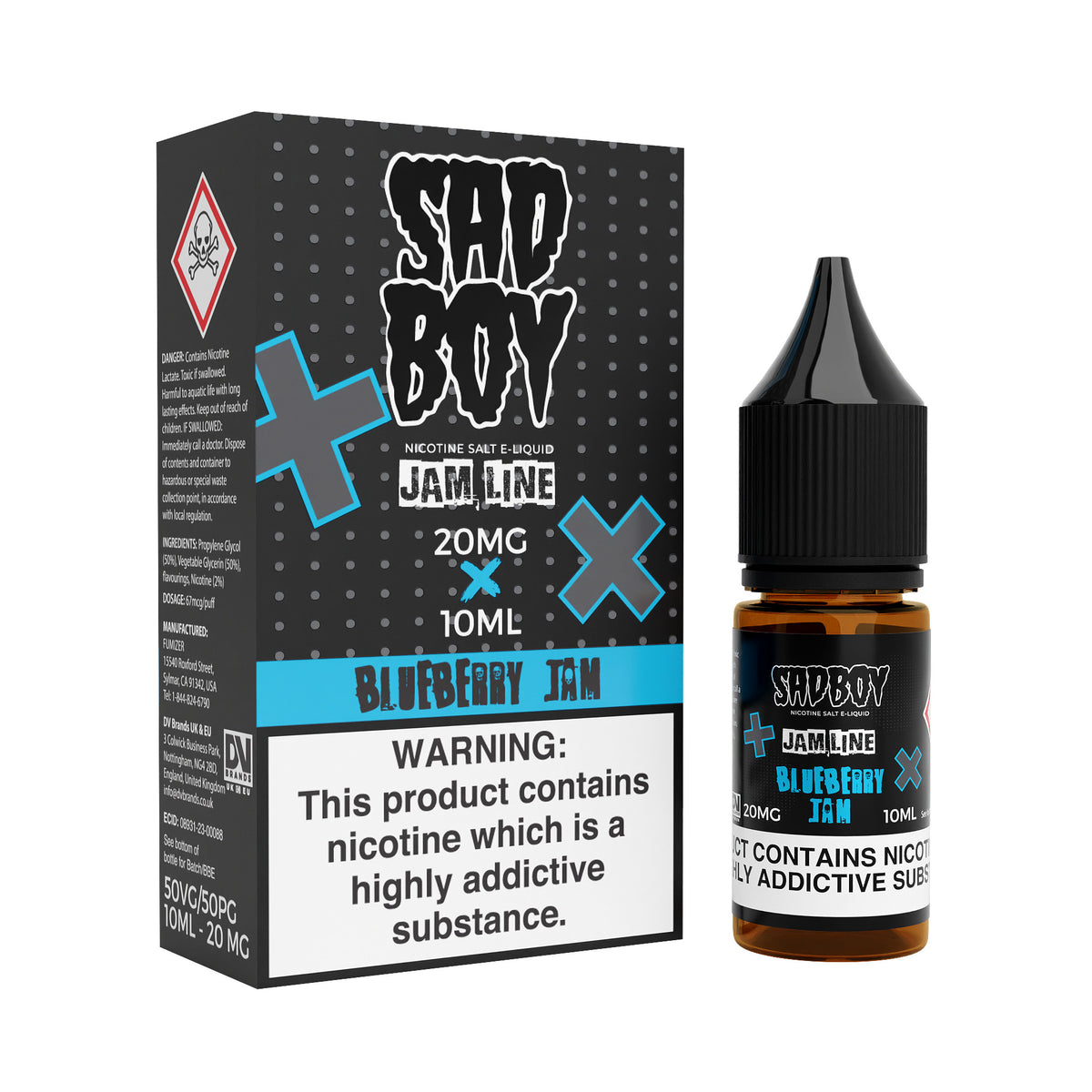 Sadboy Blueberry Jam 10ml Nic Salt