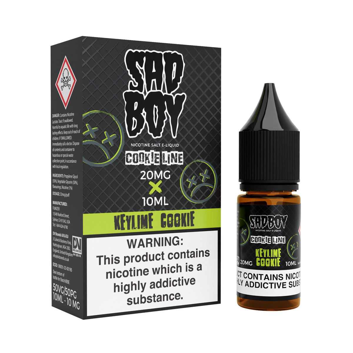 Sadboy Keylime Cookie 10ml Nic Salt