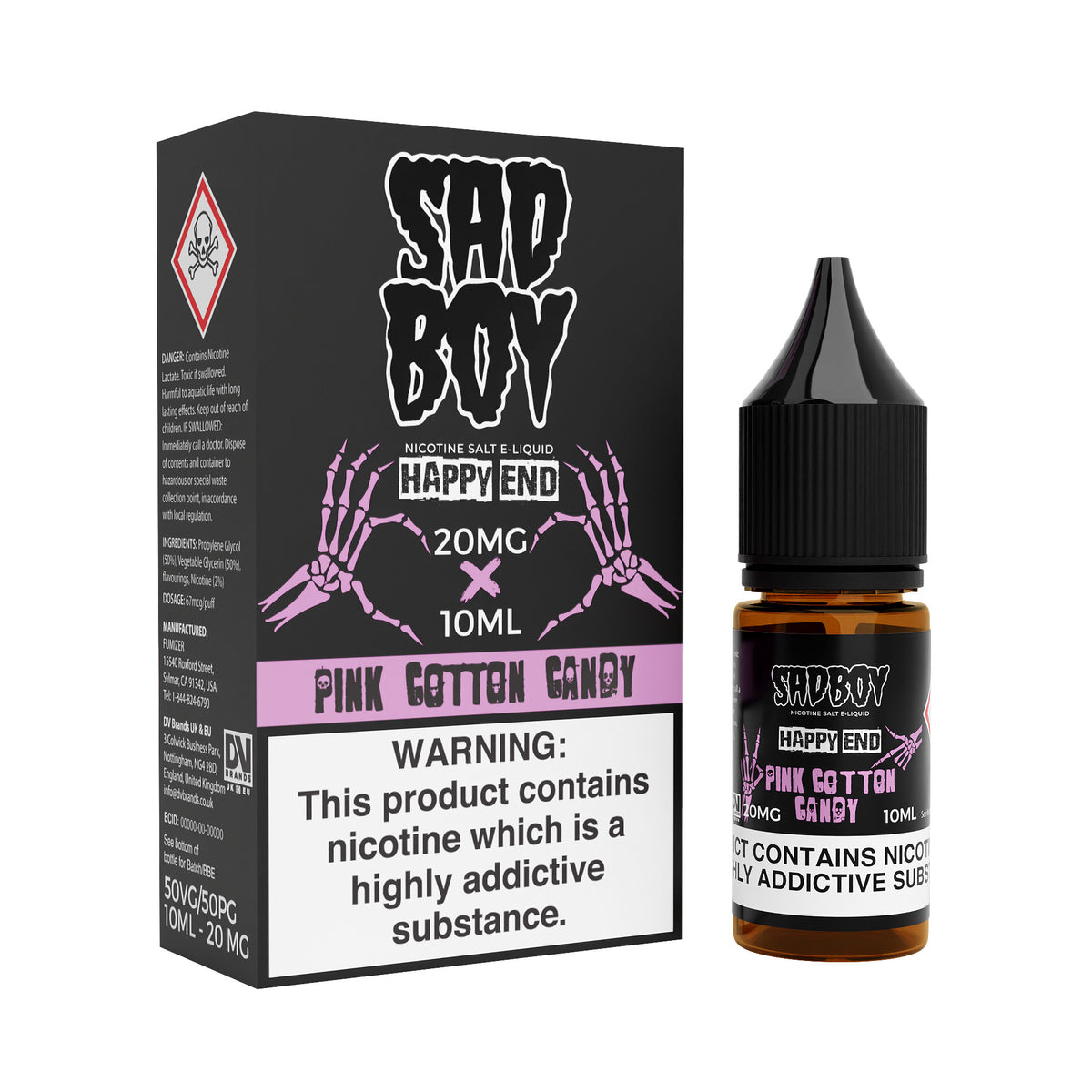 Sadboy Pink Cotton Candy 10ml Nic Salt