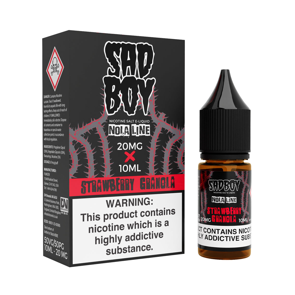 Sadboy Strawberry Granola 10ml Nic Salt