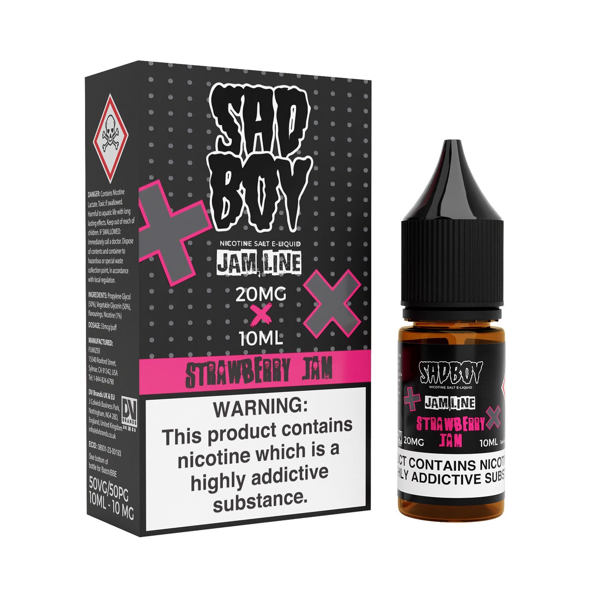 Sadboy Strawberry Jam 10ml Nic Salt