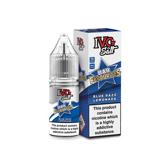 IVG Bar Favourites Blue Razz Lemonade 10ml Nic Salt