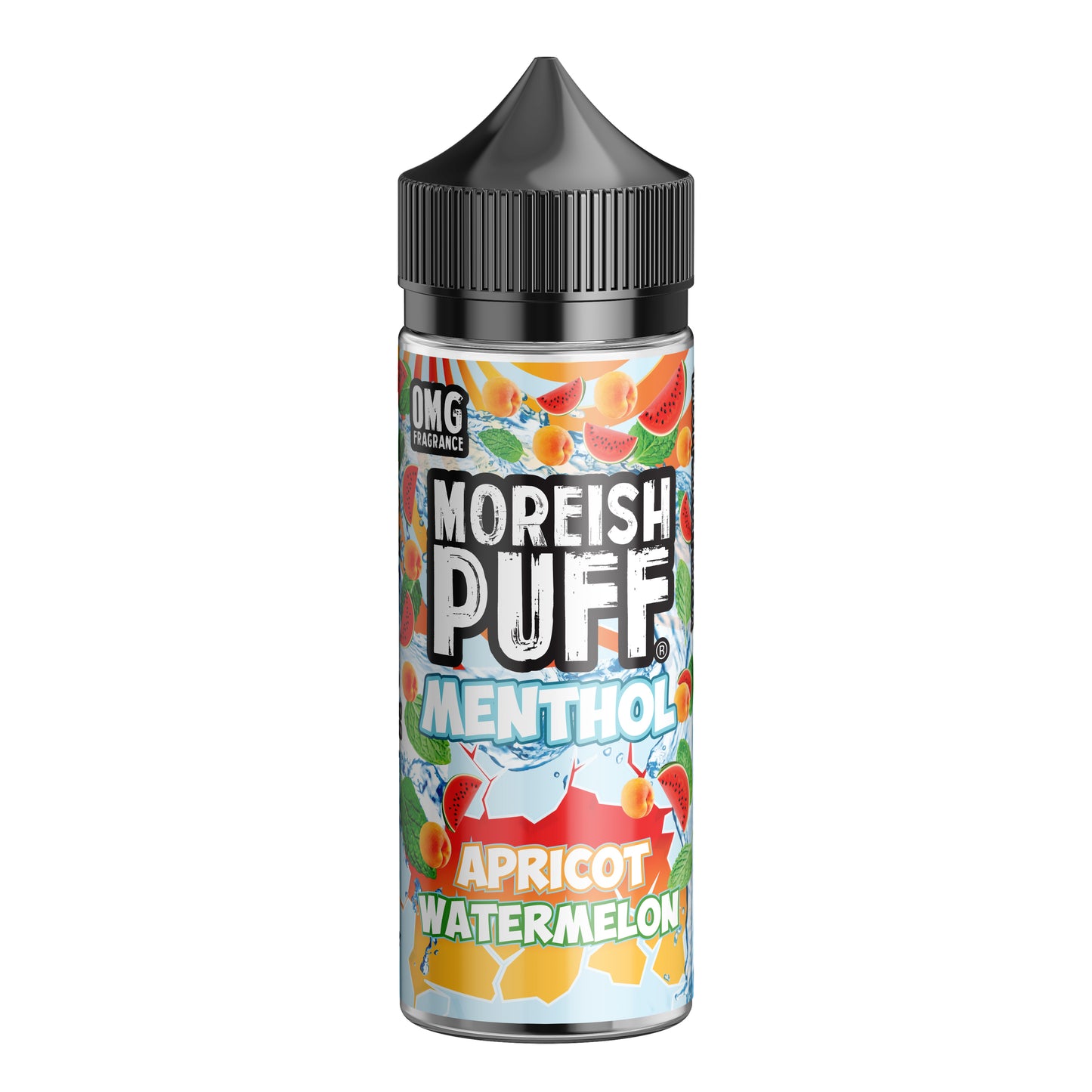 Moreish Puff Menthol Apricot & Watermelon 100ml Shortfill