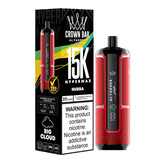 Al Fakher Crown Bar 15k Hypermax Disposable Vape Device