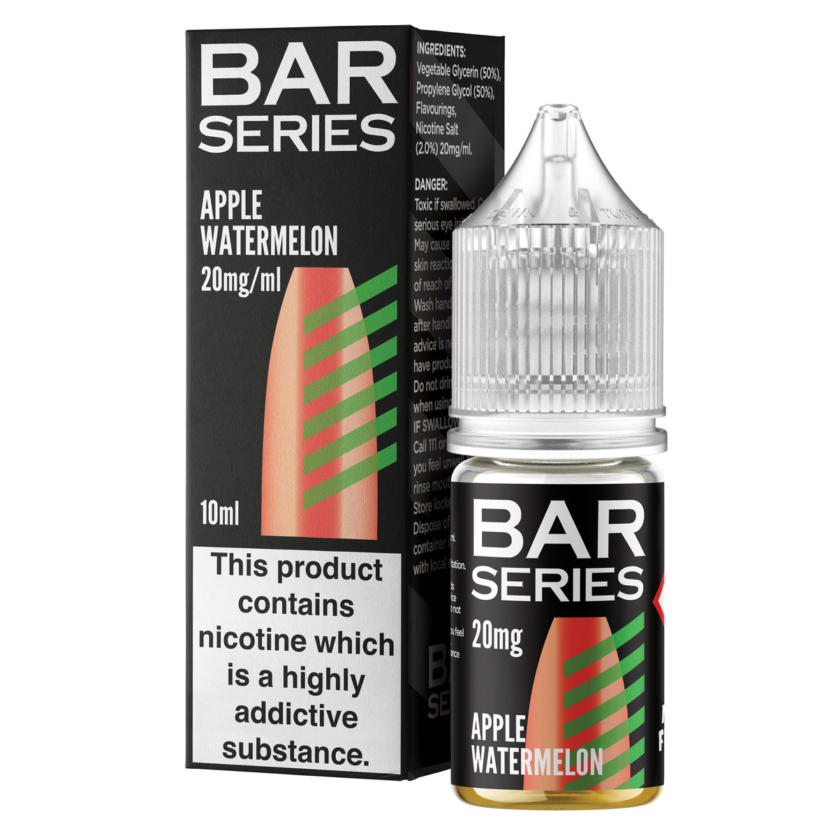 Bar Series Apple Watermelon 10ml Nic Salt