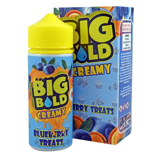 Big Bold Creamy: Blueberry Treats 0mg 100ml Shortfill E-Liquid