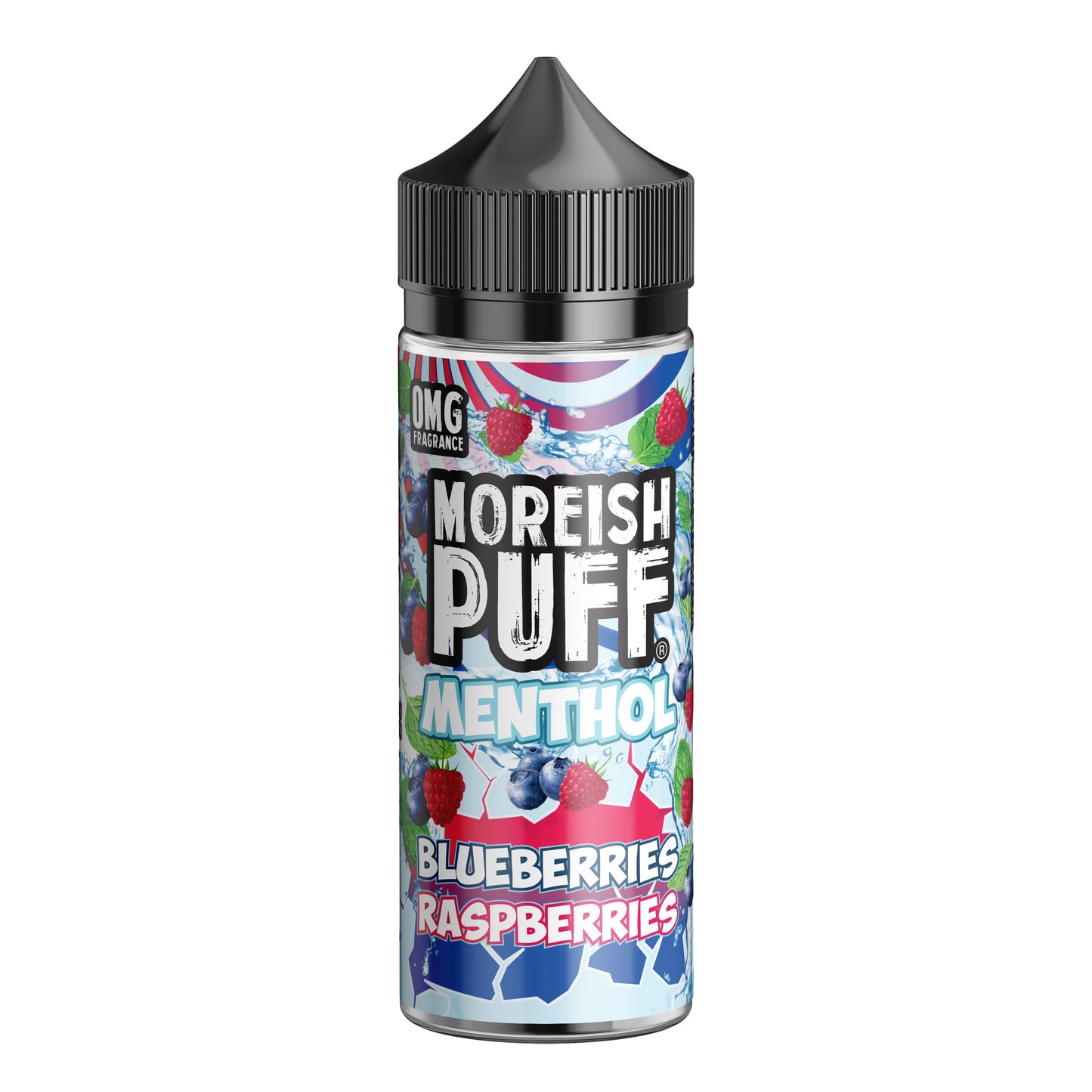 Moreish Puff Menthol Blueberries & Raspberries 100ml Shortfill