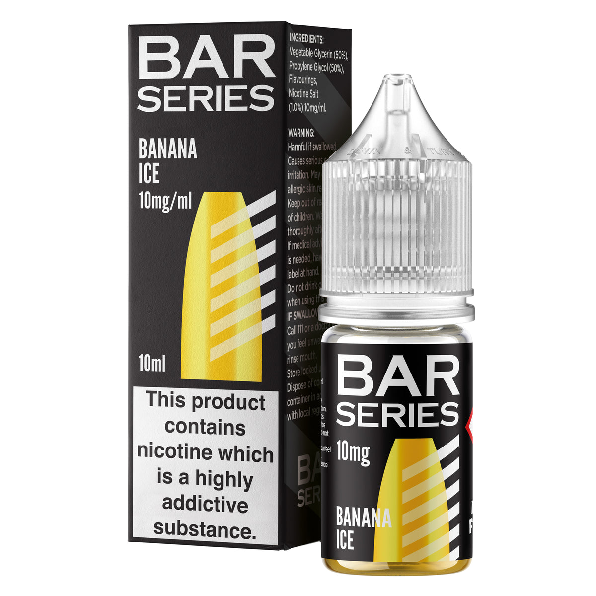 Bar Series Banana Ice 10ml Nic Salt