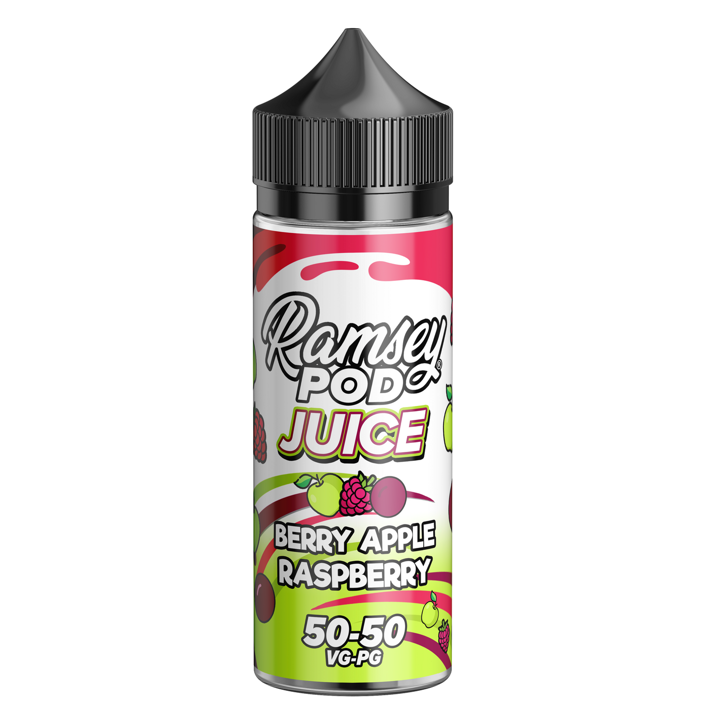 Ramsey Pod Juice Berry Apple Raspberry 100ml Shortfill