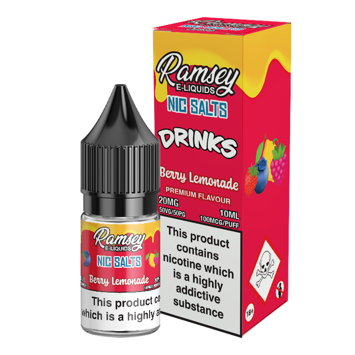 Ramsey E-Liquids Drinks Berry Lemonade Nic Salt 10ml