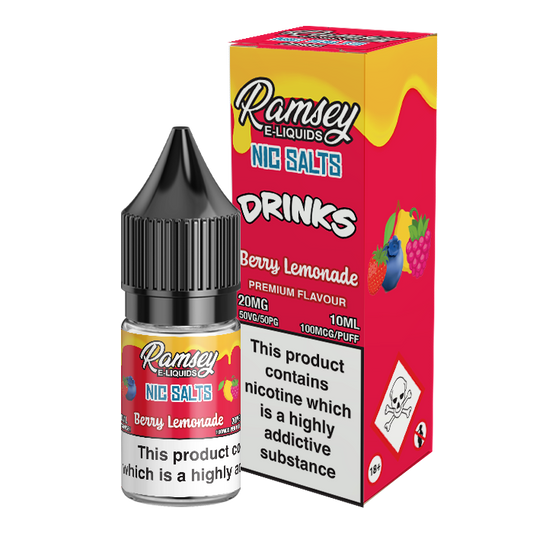 Ramsey E-Liquids Drinks Berry Lemonade Nic Salt 10ml