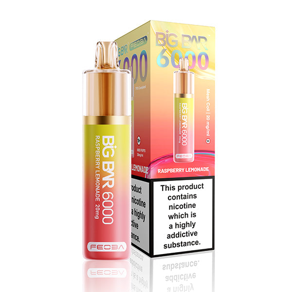 Feoba BIG BAR 6000 Disposable Vape Raspberry Lemonade