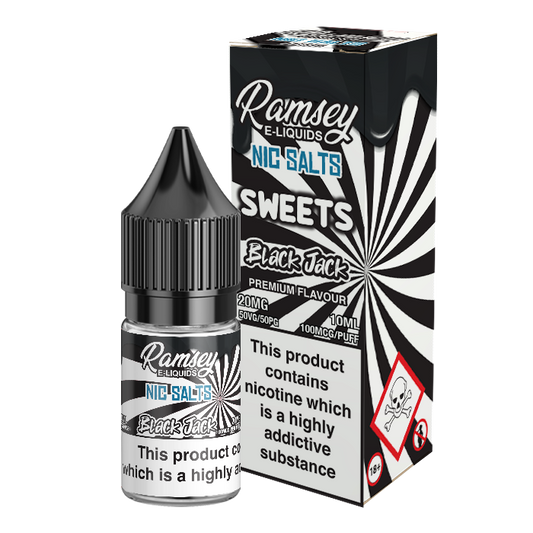 Ramsey E-Liquids Sweets Black Jack Nic Salt 10ml