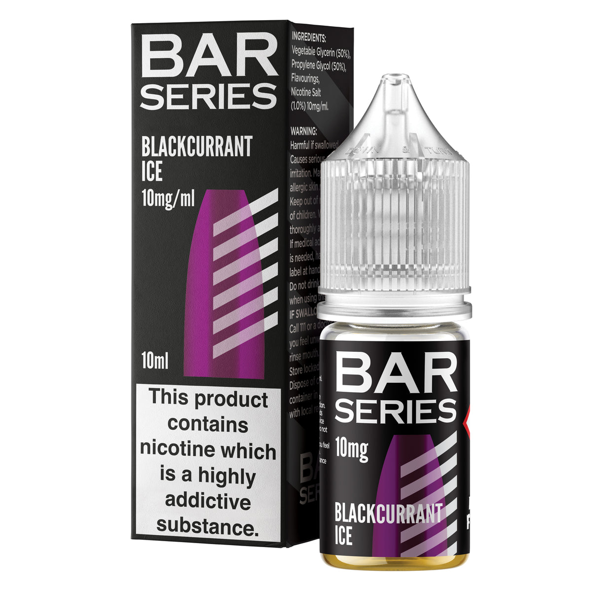 Bar Series Blackcurrant Ice 10ml Nic Salt