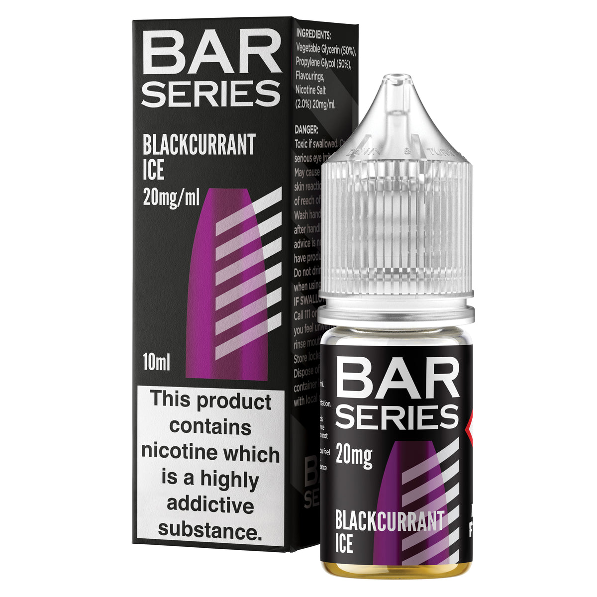 Bar Series Blackcurrant Ice 10ml Nic Salt