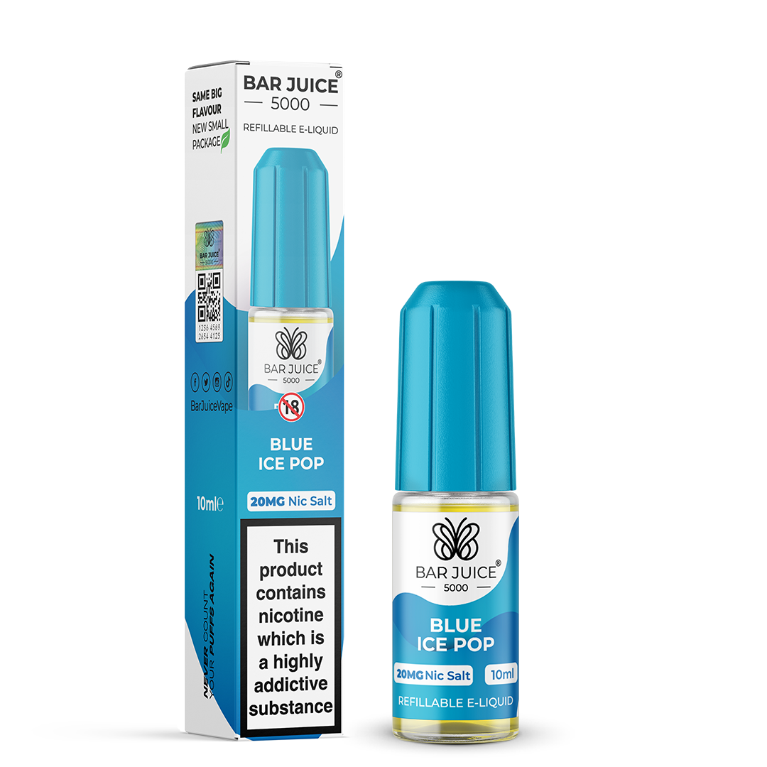 Blue Ice Pop Nic Salt by Bar Juice 5000 - 20mg