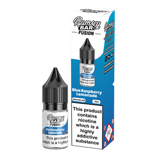 Ramsey Bar Fusion V2 Blue Raspberry Lemonade 10ml Nic Salt