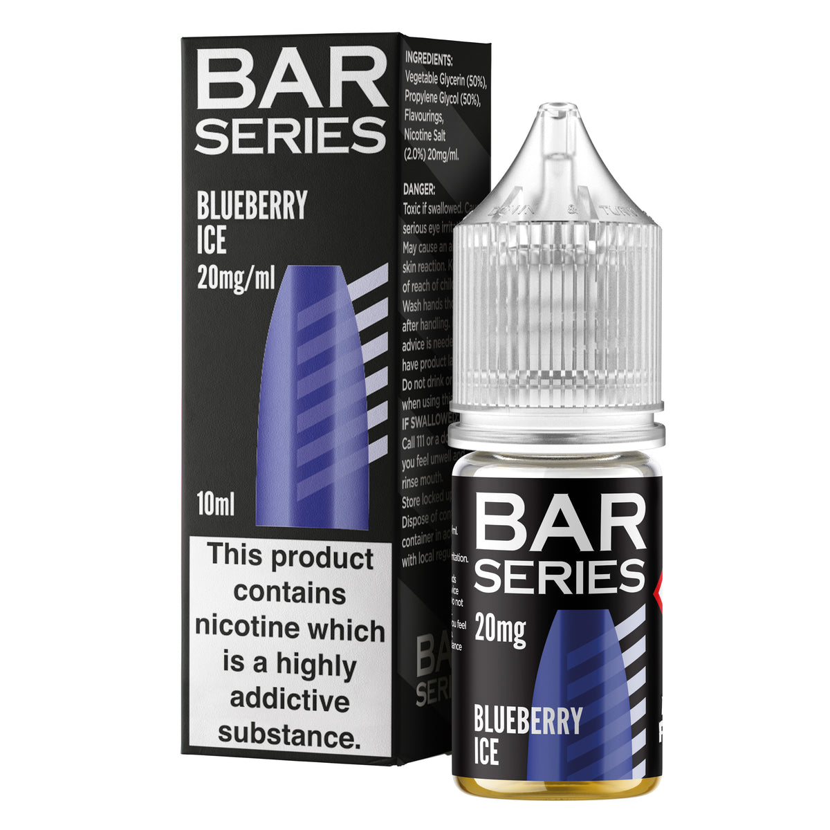 Bar Series Blueberry Ice 10ml Nic Salt