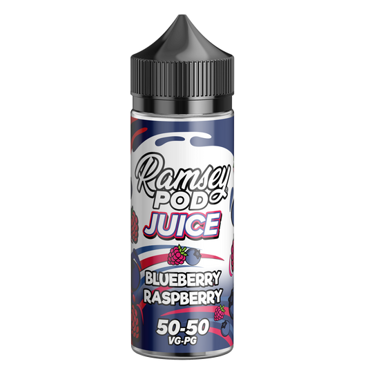 Ramsey Pod Juice Blueberry Raspberry 100ml Shortfill