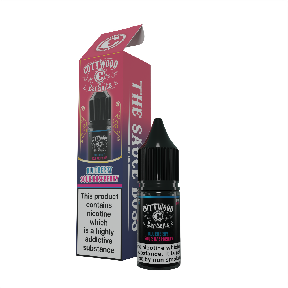 Cuttwood Bar Salts Blueberry Sour Raspberry 10ml Nic Salt