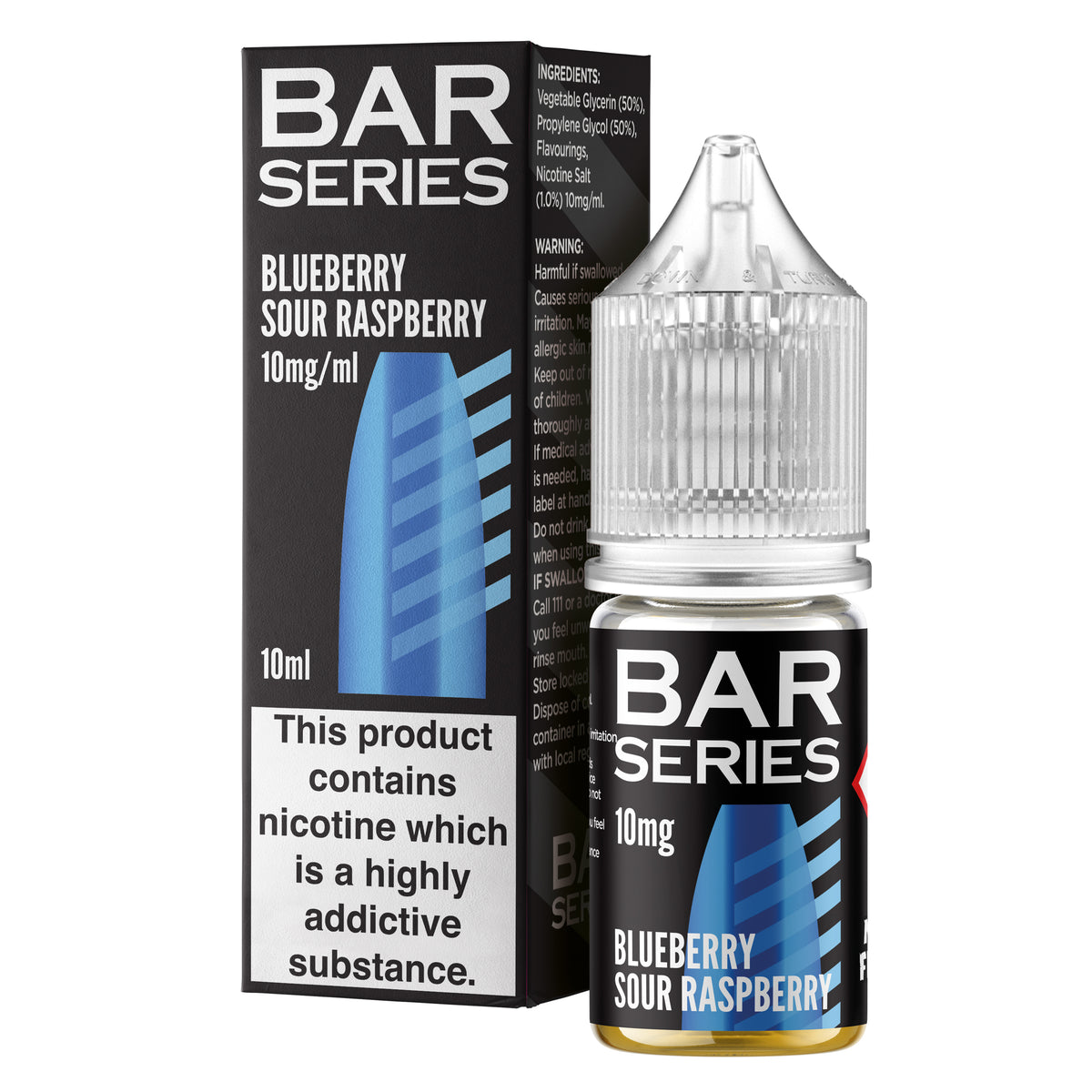 Bar Series Blueberry Sour Raspberry 10ml Nic Salt