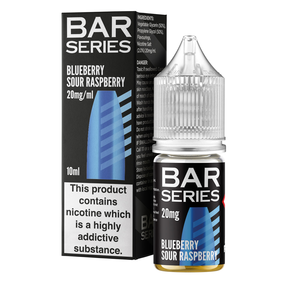 Bar Series Blueberry Sour Raspberry 10ml Nic Salt