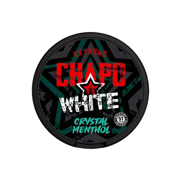 Crystal Menthol Chapo White Nicotine Pouches