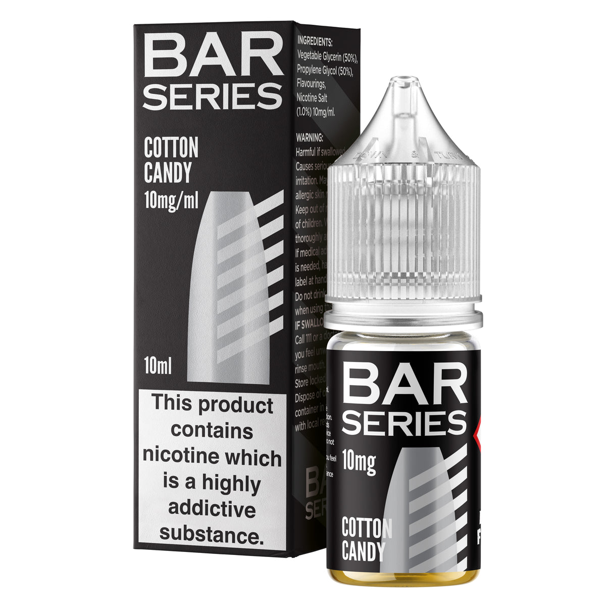 Bar Series Cotton Candy 10ml Nic Salt