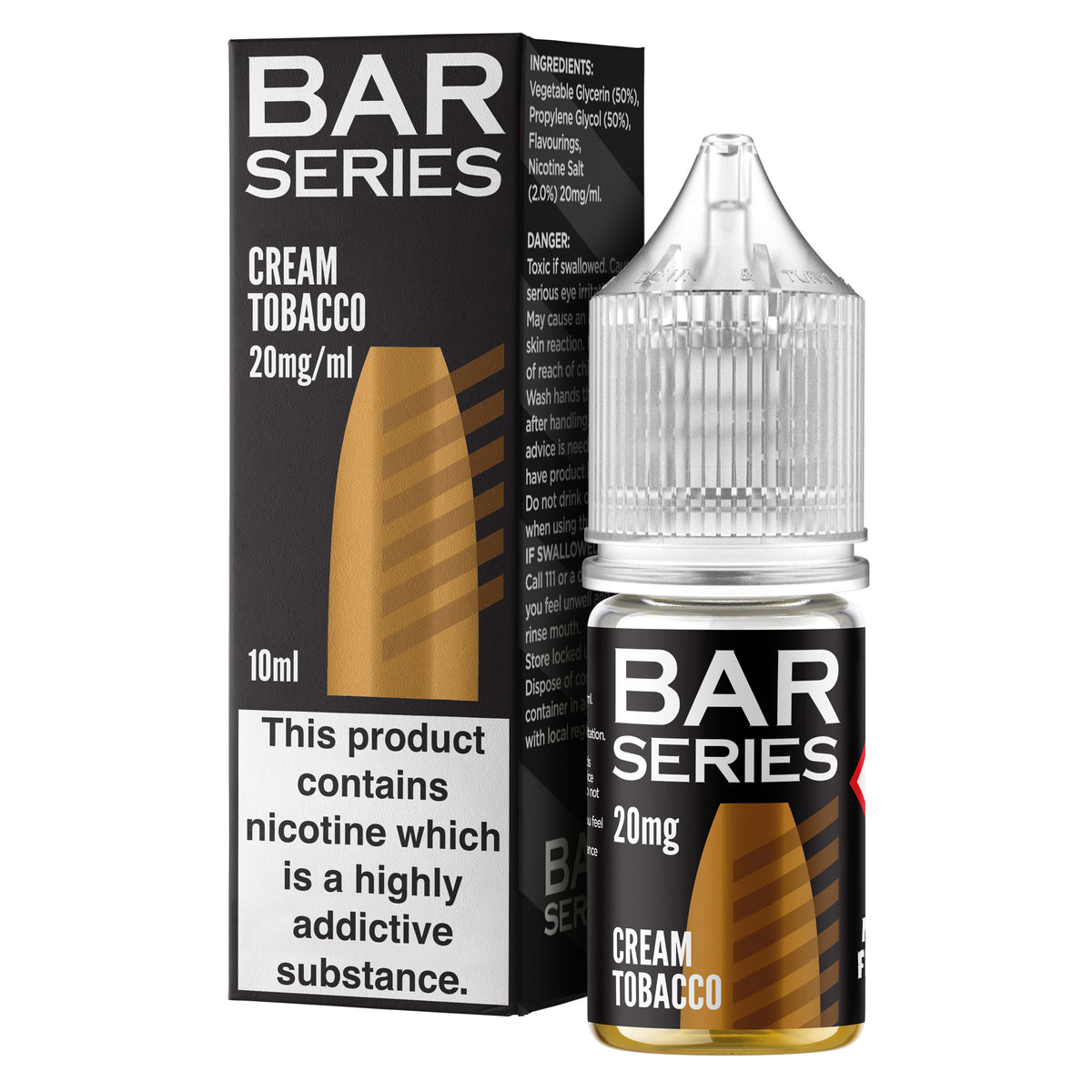 Bar Series Cream Tobacco 10ml Nic Salt